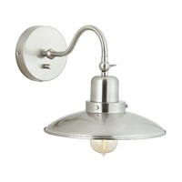  1 Bulb Wall Sconce - Brushed Nickel