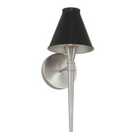 Benson 1 Bulb Wall Sconce - Black Tie