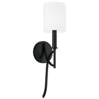  Sylvia 1 Bulb Wall Sconce - Matte Black