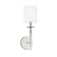  Abbie 1 Bulb Wall Sconce - Polished Nickel