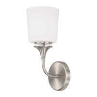  Presley 1 Bulb Wall Sconce - Brushed Nickel