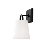  Brody 1 Bulb Wall Sconce - Matte Black
