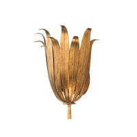  Eden 1 Bulb Wall Sconce - Antique Gold