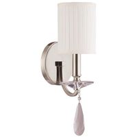  Alisa 1 Bulb Wall Sconce - Polished Nickel