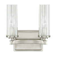  Emery 2 Bulb Bathroom Lighting - Brushed Nickel