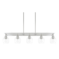  Mid-Century Linear Pendant Pendant Light - Polished Nickel