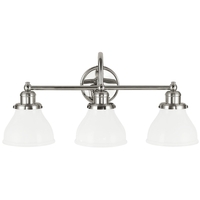  Baxter 3 Bulb Bathroom Lighting - Polished Nickel