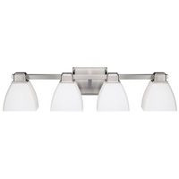  Vanities 4 or More Bulb Bathroom Lighting - Brushed Nickel