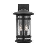  Mission Hills Entrance Outdoor Wall Light - Black