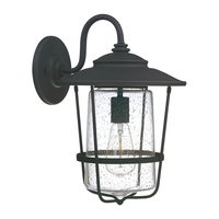  Creekside Entrance Outdoor Wall Light - Black