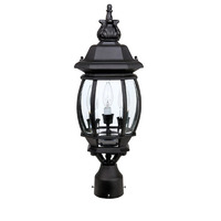  French Country Post Light Post Lights - Black