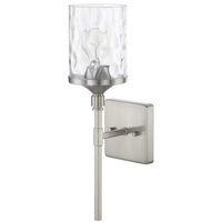  Collier 1 Bulb Wall Sconce - Brushed Nickel