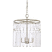 Capital Lighting C225341AS Antique Silver Up Light Pendant