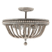 Capital Lighting C229521MS Mystic Sand Semi Flush Mount Ceiling Light