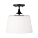 Capital Lighting C248911MB Matte Black Semi Flush Mount Ceiling Light