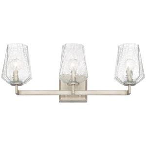 C111231BS317 Arden 3 Bulb Bathroom Lighting - Brushed Silver