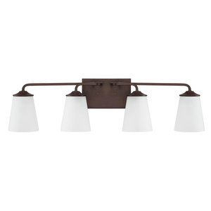 C114141BZ331 Braylon 4 or More Bulb Bathroom Lighting - Bronze