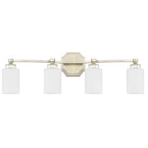 C115041WG375 Olivia 4 or More Bulb Bathroom Lighting - Winter Gold