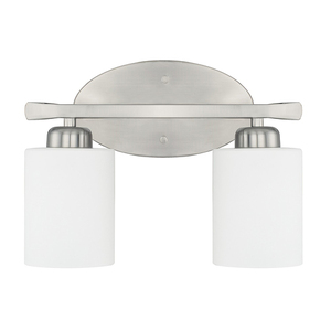 C115221BN338 Dixon 2 Bulb Bathroom Lighting - Brushed Nickel