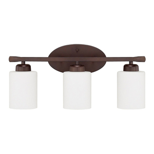 C115231BZ338 Dixon 3 Bulb Bathroom Lighting - Bronze