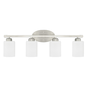 C115241BN338 Dixon 4 or More Bulb Bathroom Lighting - Brushed Nickel