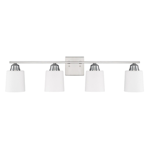 C115341BN339 Hayden 4 or More Bulb Bathroom Lighting - Brushed Nickel