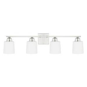 C115341PN339 Hayden 4 or More Bulb Bathroom Lighting - Polished Nickel