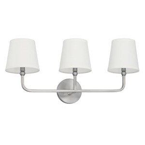 C119331BN674 Dawson 3 Bulb Bathroom Lighting - Brushed Nickel