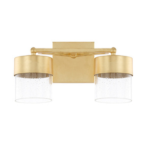 C119421CG418LD Regan 2 Bulb Bathroom Lighting - Capital Gold