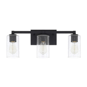 C119831BI435 Ravenwood 3 Bulb Bathroom Lighting - Black Iron