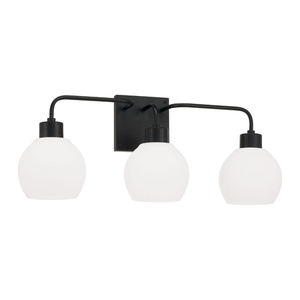 C120031MB540 Tanner 3 Bulb Bathroom Lighting - Matte Black