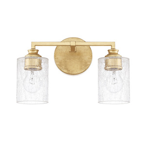 C120521CG422 Milan 2 Bulb Bathroom Lighting - Capital Gold