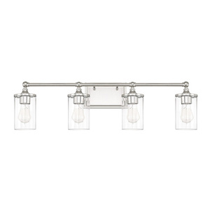 C120741PN423 Camden 4 or More Bulb Bathroom Lighting - Polished Nickel