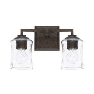 C120921RB425 Porter 2 Bulb Bathroom Lighting - Renaissance Brown