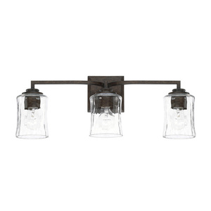 C120931RB425 Porter 3 Bulb Bathroom Lighting - Renaissance Brown