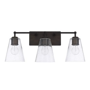 C121731OB463 3 Bulb Bathroom Lighting - Old Bronze C121731OB463 3 Bulb Bathroom Lighting - Old Bronze