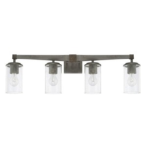 C125941UG435 Zac 4 or More Bulb Bathroom Lighting - Urban Grey