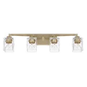 C128141WG459 Karina 4 or More Bulb Bathroom Lighting - Winter Gold