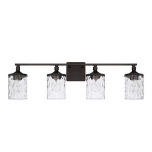 C128841BZ451 Collier 4 or More Bulb Bathroom Lighting - Bronze