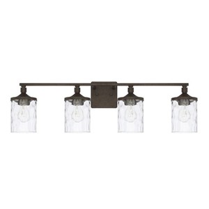 C128841UB451 Collier 4 or More Bulb Bathroom Lighting - Urban Brown