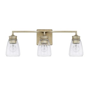 C129031WG453 Newbury 3 Bulb Bathroom Lighting - Winter Gold