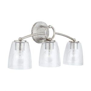 C137931AS488 Oran 3 Bulb Bathroom Lighting - Antique Silver