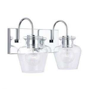 C138121CH490 Danes 2 Bulb Bathroom Lighting - Chrome