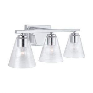 C138333CH493 Layla 3 Bulb Bathroom Lighting - Chrome