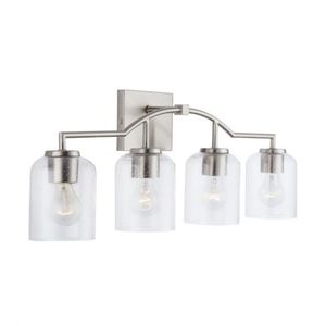 C139341BN500 Carter 4 or More Bulb Bathroom Lighting - Brushed Nickel