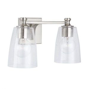 C140921BN506 Myles 2 Bulb Bathroom Lighting - Brushed Nickel