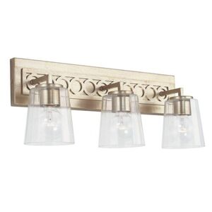 C143131WG515 Isabella 3 Bulb Bathroom Lighting - Winter Gold