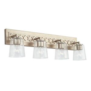 C143141WG515 Isabella 4 or More Bulb Bathroom Lighting - Winter Gold