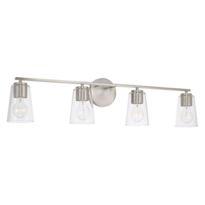 C148641BN537 Portman 4 or More Bulb Bathroom Lighting - Brushed Nickel