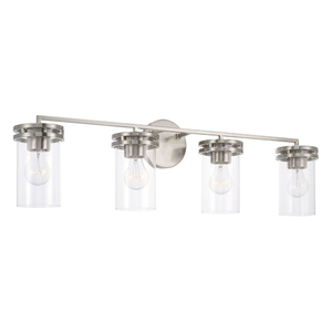 C148741BN539 Fuller 4 or More Bulb Bathroom Lighting - Brushed Nickel